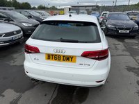 USED 2018 68 AUDI A3 1.5 Petrol (TFSI), CoD 35, Sport Edition, Sportback, Manual, Euro 6. FULL 12 MONTH MOT WITH EVERY CAR