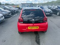 USED 2019 69 PEUGEOT 108 1.0 Petrol, Allure Edition, 5 Door, Hatchback, Manual, Euro 6. FULL 12 MONTH MOT WITH EVERY CAR