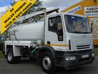 USED 2004 54 IVECO-FORD EUROCARGO ML150E21K Whale Tanker Gulley Low mileage 54K Free UK Delivery 