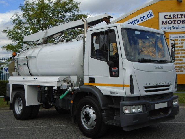 2004 54 Iveco-Ford Eurocargo ML150E21K Whale Tanker Gulley Low mileage 54K Free UK Delivery