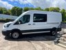 USED 2022 22 FORD TRANSIT 2.0 350 EcoBlue Leader Crew Van Double Cab 6dr Diesel Manual RWD L3 H2 Euro 6 (s/s) (130 ps) 