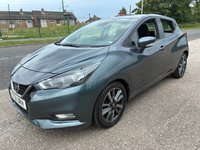 USED 2021 21 NISSAN MICRA 1.0 IG-T Acenta Hatchback 5dr Petrol XTRON Euro 6 (s/s) (92 ps) AUTOMATIC* 2 NISSAN SERVICE STAMPS* PARKING SENSORS* CRUISE CONTROL* AUTO START / STOP* LANE / SPEED ASSIST* AIR CON* BLUETOOTH PHONE AND AUDIO* DAB* USB* REMOTE CENTRAL LOCKING* ELECTRIC WINDOWS & MIRRORS* AUTOMATIC LIGHTS & WIPERS