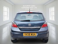 USED 2008 58 VAUXHALL ASTRA 1.8i 16v Design Hatchback 5dr Petrol Automatic (187 g/km, 138 bhp) Auto_Low Miles_1.8L_Petrol_5dr_Ulez