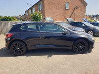 USED 2016 66 VOLKSWAGEN SCIROCCO 1.4 TSI BlueMotion Tech Hatchback 3dr Petrol Manual Euro 6 (s/s) (125 ps) Black with Black Alloys 3-Dr 1.4Lt petrol Manual .
