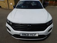 USED 2021 21 VOLKSWAGEN T-ROC 1.5 TSI EVO Black Edition SUV 5dr Petrol Manual Euro 6 (s/s) (150 ps) 