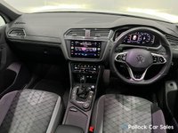 USED 2023 23 VOLKSWAGEN TIGUAN 2.0 TSI R-Line SUV 5dr Petrol DSG 4Motion Euro 6 (s/s) (190 ps) TSI, 4Motion, Pan Roof, Rear Camera, Keyless, 20", BlackPack