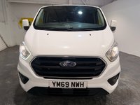 USED 2019 69 FORD TRANSIT CUSTOM 2.0 320 EcoBlue Limited Crew Van Double Cab 5dr Diesel Manual L2 H1 Euro 6 (6 Seat) (130 ps) AIR CON-HEATED SEAT-6 SEATER-FRONT+REAR PARKING SENSORS-ALLOYS-CRUISE-POWER FOLD MIRRORS