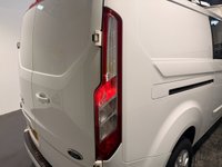 USED 2019 69 FORD TRANSIT CUSTOM 2.0 320 EcoBlue Limited Crew Van Double Cab 5dr Diesel Manual L2 H1 Euro 6 (6 Seat) (130 ps) AIR CON-HEATED SEAT-6 SEATER-FRONT+REAR PARKING SENSORS-ALLOYS-CRUISE-POWER FOLD MIRRORS