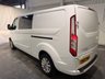 USED 2019 69 FORD TRANSIT CUSTOM 2.0 320 EcoBlue Limited Crew Van Double Cab 5dr Diesel Manual L2 H1 Euro 6 (6 Seat) (130 ps) AIR CON-HEATED SEAT-6 SEATER-FRONT+REAR PARKING SENSORS-ALLOYS-CRUISE-POWER FOLD MIRRORS
