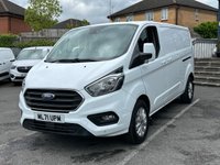 USED 2021 71 FORD TRANSIT CUSTOM 2.0 300 EcoBlue Limited Panel Van 5dr Diesel Manual L2 H1 Euro 6 (s/s) (130 ps) 1 Owner, Finance Available, Low Miles