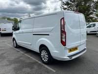 USED 2021 71 FORD TRANSIT CUSTOM 2.0 300 EcoBlue Limited Panel Van 5dr Diesel Manual L2 H1 Euro 6 (s/s) (130 ps) 1 Owner, Finance Available, Low Miles