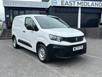 USED 2023 73 PEUGEOT PARTNER 1.5 BlueHDi 1000 Professional Premium + Standard Panel Van 5dr Diesel Manual SWB Euro 6 (s/s) (100 bhp) 1 Owner, Finance Available, Low Miles
