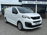 USED 2023 73 PEUGEOT EXPERT 1.5 BlueHDi 1000 Asphalt Premium + Standard Panel Van 6dr Diesel Manual MWB Euro 6 (s/s) (100 bhp) 1 Owne, Finance Available, Low Mile