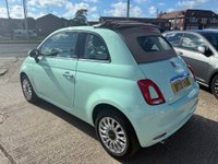 USED 2019 19 FIAT 500C 1.2 Lounge Convertible 2dr Petrol Dualogic Euro 6 (s/s) (69 bhp) 2 OWNERS FROM NEW* SOFT TOP IVORY ROOF* SUNROOF* AUTOMATIC* PARKING SENSORS* CRUISE CONTROL* AUTO START / STOP* AIR CON* BLUETOOTH PHONE AND AUDIO* DAB