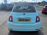 USED 2019 19 FIAT 500C 1.2 Lounge Convertible 2dr Petrol Dualogic Euro 6 (s/s) (69 bhp) 2 OWNERS FROM NEW* SOFT TOP IVORY ROOF* SUNROOF* AUTOMATIC* PARKING SENSORS* CRUISE CONTROL* AUTO START / STOP* AIR CON* BLUETOOTH PHONE AND AUDIO* DAB