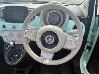 USED 2019 19 FIAT 500C 1.2 Lounge Convertible 2dr Petrol Dualogic Euro 6 (s/s) (69 bhp) 2 OWNERS FROM NEW* SOFT TOP IVORY ROOF* SUNROOF* AUTOMATIC* PARKING SENSORS* CRUISE CONTROL* AUTO START / STOP* AIR CON* BLUETOOTH PHONE AND AUDIO* DAB