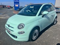 USED 2019 19 FIAT 500C 1.2 Lounge Convertible 2dr Petrol Dualogic Euro 6 (s/s) (69 bhp) 2 OWNERS FROM NEW* SOFT TOP IVORY ROOF* SUNROOF* AUTOMATIC* PARKING SENSORS* CRUISE CONTROL* AUTO START / STOP* AIR CON* BLUETOOTH PHONE AND AUDIO* DAB