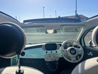 USED 2019 19 FIAT 500C 1.2 Lounge Convertible 2dr Petrol Dualogic Euro 6 (s/s) (69 bhp) 2 OWNERS FROM NEW* SOFT TOP IVORY ROOF* SUNROOF* AUTOMATIC* PARKING SENSORS* CRUISE CONTROL* AUTO START / STOP* AIR CON* BLUETOOTH PHONE AND AUDIO* DAB