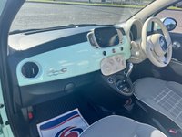 USED 2019 19 FIAT 500C 1.2 Lounge Convertible 2dr Petrol Dualogic Euro 6 (s/s) (69 bhp) 2 OWNERS FROM NEW* SOFT TOP IVORY ROOF* SUNROOF* AUTOMATIC* PARKING SENSORS* CRUISE CONTROL* AUTO START / STOP* AIR CON* BLUETOOTH PHONE AND AUDIO* DAB