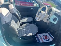 USED 2019 19 FIAT 500C 1.2 Lounge Convertible 2dr Petrol Dualogic Euro 6 (s/s) (69 bhp) 2 OWNERS FROM NEW* SOFT TOP IVORY ROOF* SUNROOF* AUTOMATIC* PARKING SENSORS* CRUISE CONTROL* AUTO START / STOP* AIR CON* BLUETOOTH PHONE AND AUDIO* DAB