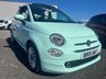 USED 2019 19 FIAT 500C 1.2 Lounge Convertible 2dr Petrol Dualogic Euro 6 (s/s) (69 bhp) 2 OWNERS FROM NEW* SOFT TOP IVORY ROOF* SUNROOF* AUTOMATIC* PARKING SENSORS* CRUISE CONTROL* AUTO START / STOP* AIR CON* BLUETOOTH PHONE AND AUDIO* DAB