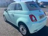 USED 2019 19 FIAT 500C 1.2 Lounge Convertible 2dr Petrol Dualogic Euro 6 (s/s) (69 bhp) 2 OWNERS FROM NEW* SOFT TOP IVORY ROOF* SUNROOF* AUTOMATIC* PARKING SENSORS* CRUISE CONTROL* AUTO START / STOP* AIR CON* BLUETOOTH PHONE AND AUDIO* DAB
