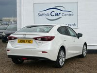 USED 2016 16 MAZDA MAZDA3 2.0 SKYACTIV-G Sport Nav Fastback 4dr Petrol Manual Euro 6 (s/s) (121 ps) www.suffolkcarcentre.co.uk - Located at Lowestoft