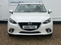 USED 2016 16 MAZDA MAZDA3 2.0 SKYACTIV-G Sport Nav Fastback 4dr Petrol Manual Euro 6 (s/s) (121 ps) www.suffolkcarcentre.co.uk - Located at Lowestoft
