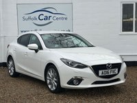 USED 2016 16 MAZDA MAZDA3 2.0 SKYACTIV-G Sport Nav Fastback 4dr Petrol Manual Euro 6 (s/s) (121 ps) www.suffolkcarcentre.co.uk - Located at Lowestoft