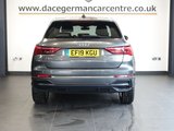 USED 2019 19 AUDI Q3 1.5 TFSI CoD 35 S line SUV 5dr Petrol S Tronic Euro 6 (s/s) (150 ps) VIRTUAL COCKPIT DIGITAL DASH DISPLAY + SATELLITE NAVIGATION + APPLE CARPLAY / ANDROID AUTO + BLUETOOTH CONNECTIVITY + DAB DIGITAL RADIO + CRUISE CONTROL + AUTOMATIC LED HEADLIGHTS + IN CAR ENTERTAINMENT WITH TOUCH SCREEN MEDIA DISPLAY + LANE ASSIST + BLIND SPOT ASSIST + DUAL ZONE CLIMATE CONTROL + AIR CONDITIONING + ECO STOP START SYSTEM + LED DAY TIME RUNNING LIGHTS + LEATHER MULTI FUNCTIONAL STEERING WHEEL + PARKING SENSORS + SELECTABLE DRIVING MODES + AUTOMATIC WIPERS WITH RAIN SENSOR