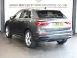 USED 2019 19 AUDI Q3 1.5 TFSI CoD 35 S line SUV 5dr Petrol S Tronic Euro 6 (s/s) (150 ps) VIRTUAL COCKPIT DIGITAL DASH DISPLAY + SATELLITE NAVIGATION + APPLE CARPLAY / ANDROID AUTO + BLUETOOTH CONNECTIVITY + DAB DIGITAL RADIO + CRUISE CONTROL + AUTOMATIC LED HEADLIGHTS + IN CAR ENTERTAINMENT WITH TOUCH SCREEN MEDIA DISPLAY + LANE ASSIST + BLIND SPOT ASSIST + DUAL ZONE CLIMATE CONTROL + AIR CONDITIONING + ECO STOP START SYSTEM + LED DAY TIME RUNNING LIGHTS + LEATHER MULTI FUNCTIONAL STEERING WHEEL + PARKING SENSORS + SELECTABLE DRIVING MODES + AUTOMATIC WIPERS WITH RAIN SENSOR