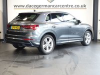USED 2019 19 AUDI Q3 1.5 TFSI CoD 35 S line SUV 5dr Petrol S Tronic Euro 6 (s/s) (150 ps) VIRTUAL COCKPIT DIGITAL DASH DISPLAY + SATELLITE NAVIGATION + APPLE CARPLAY / ANDROID AUTO + BLUETOOTH CONNECTIVITY + DAB DIGITAL RADIO + CRUISE CONTROL + AUTOMATIC LED HEADLIGHTS + IN CAR ENTERTAINMENT WITH TOUCH SCREEN MEDIA DISPLAY + LANE ASSIST + BLIND SPOT ASSIST + DUAL ZONE CLIMATE CONTROL + AIR CONDITIONING + ECO STOP START SYSTEM + LED DAY TIME RUNNING LIGHTS + LEATHER MULTI FUNCTIONAL STEERING WHEEL + PARKING SENSORS + SELECTABLE DRIVING MODES + AUTOMATIC WIPERS WITH RAIN SENSOR