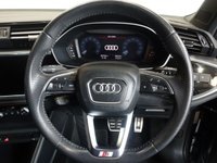 USED 2019 19 AUDI Q3 1.5 TFSI CoD 35 S line SUV 5dr Petrol S Tronic Euro 6 (s/s) (150 ps) VIRTUAL COCKPIT DIGITAL DASH DISPLAY + SATELLITE NAVIGATION + APPLE CARPLAY / ANDROID AUTO + BLUETOOTH CONNECTIVITY + DAB DIGITAL RADIO + CRUISE CONTROL + AUTOMATIC LED HEADLIGHTS + IN CAR ENTERTAINMENT WITH TOUCH SCREEN MEDIA DISPLAY + LANE ASSIST + BLIND SPOT ASSIST + DUAL ZONE CLIMATE CONTROL + AIR CONDITIONING + ECO STOP START SYSTEM + LED DAY TIME RUNNING LIGHTS + LEATHER MULTI FUNCTIONAL STEERING WHEEL + PARKING SENSORS + SELECTABLE DRIVING MODES + AUTOMATIC WIPERS WITH RAIN SENSOR