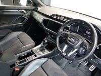USED 2019 19 AUDI Q3 1.5 TFSI CoD 35 S line SUV 5dr Petrol S Tronic Euro 6 (s/s) (150 ps) VIRTUAL COCKPIT DIGITAL DASH DISPLAY + SATELLITE NAVIGATION + APPLE CARPLAY / ANDROID AUTO + BLUETOOTH CONNECTIVITY + DAB DIGITAL RADIO + CRUISE CONTROL + AUTOMATIC LED HEADLIGHTS + IN CAR ENTERTAINMENT WITH TOUCH SCREEN MEDIA DISPLAY + LANE ASSIST + BLIND SPOT ASSIST + DUAL ZONE CLIMATE CONTROL + AIR CONDITIONING + ECO STOP START SYSTEM + LED DAY TIME RUNNING LIGHTS + LEATHER MULTI FUNCTIONAL STEERING WHEEL + PARKING SENSORS + SELECTABLE DRIVING MODES + AUTOMATIC WIPERS WITH RAIN SENSOR