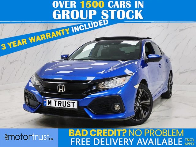 View our Honda Civic 1.6 i-DTEC EX Hatchback 5dr Diesel Manual Euro 6 (s/s) (120 ps)