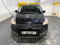 USED 2015 65 FORD KUGA 2.0 TDCi Zetec SUV 5dr Diesel Manual 2WD Euro 6 (s/s) (150 ps) 2 OWNER-6 SERVICES-A/C-DAB-USB-BLUETOOTH-PARKING SENSORS-17"ALLOYS