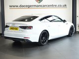 USED 2019 69 AUDI A5 2.0 TFSI 40 S line Sportback 5dr Petrol S Tronic Euro 6 (s/s) (190 ps) BEAUTIFUL, HIGH QUALITY AUDI - COMES WITH A COMPREHENSIVE AUDI MAIN DEALER SERVICE HISTORY + SATELLITE NAVIGATION + BLUETOOTH PHONE AND MEDIA CONNECTIVITY + APPLE CARPLAY / ANDROID AUTO + IN CAR ENTERTAINMENT MEDIA DISPLAY + APPS CONTROL + AUTOMATIC LED HEADLIGHTS + DAB DIGITAL RADIO + THREE ZONE CLIMATE CONTROL + AIR CONDITIONING + KEYLESS START + ECO STOP/START SYSTEM + FRONT AND REAR PARKING SENSORS + 19 INCH ALLOY WHEELS + PRIVACY GLASS + SELECTABLE DRIVING MODES + AUTOMATIC WIPERS WITH RAIN