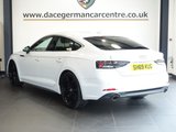USED 2019 69 AUDI A5 2.0 TFSI 40 S line Sportback 5dr Petrol S Tronic Euro 6 (s/s) (190 ps) BEAUTIFUL, HIGH QUALITY AUDI - COMES WITH A COMPREHENSIVE AUDI MAIN DEALER SERVICE HISTORY + SATELLITE NAVIGATION + BLUETOOTH PHONE AND MEDIA CONNECTIVITY + APPLE CARPLAY / ANDROID AUTO + IN CAR ENTERTAINMENT MEDIA DISPLAY + APPS CONTROL + AUTOMATIC LED HEADLIGHTS + DAB DIGITAL RADIO + THREE ZONE CLIMATE CONTROL + AIR CONDITIONING + KEYLESS START + ECO STOP/START SYSTEM + FRONT AND REAR PARKING SENSORS + 19 INCH ALLOY WHEELS + PRIVACY GLASS + SELECTABLE DRIVING MODES + AUTOMATIC WIPERS WITH RAIN