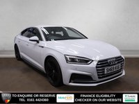 USED 2019 69 AUDI A5 2.0 TFSI 40 S line Sportback 5dr Petrol S Tronic Euro 6 (s/s) (190 ps) BEAUTIFUL, HIGH QUALITY AUDI - COMES WITH A COMPREHENSIVE AUDI MAIN DEALER SERVICE HISTORY + SATELLITE NAVIGATION + BLUETOOTH PHONE AND MEDIA CONNECTIVITY + APPLE CARPLAY / ANDROID AUTO + IN CAR ENTERTAINMENT MEDIA DISPLAY + APPS CONTROL + AUTOMATIC LED HEADLIGHTS + DAB DIGITAL RADIO + THREE ZONE CLIMATE CONTROL + AIR CONDITIONING + KEYLESS START + ECO STOP/START SYSTEM + FRONT AND REAR PARKING SENSORS + 19 INCH ALLOY WHEELS + PRIVACY GLASS + SELECTABLE DRIVING MODES + AUTOMATIC WIPERS WITH RAIN