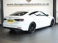 USED 2019 69 AUDI A5 2.0 TFSI 40 S line Sportback 5dr Petrol S Tronic Euro 6 (s/s) (190 ps) BEAUTIFUL, HIGH QUALITY AUDI - COMES WITH A COMPREHENSIVE AUDI MAIN DEALER SERVICE HISTORY + SATELLITE NAVIGATION + BLUETOOTH PHONE AND MEDIA CONNECTIVITY + APPLE CARPLAY / ANDROID AUTO + IN CAR ENTERTAINMENT MEDIA DISPLAY + APPS CONTROL + AUTOMATIC LED HEADLIGHTS + DAB DIGITAL RADIO + THREE ZONE CLIMATE CONTROL + AIR CONDITIONING + KEYLESS START + ECO STOP/START SYSTEM + FRONT AND REAR PARKING SENSORS + 19 INCH ALLOY WHEELS + PRIVACY GLASS + SELECTABLE DRIVING MODES + AUTOMATIC WIPERS WITH RAIN