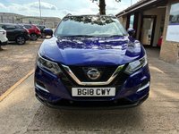 USED 2018 18 NISSAN QASHQAI 1.2 DIG-T N-Connecta SUV 5dr Petrol Manual Euro 6 (s/s) (115 ps) * 1 KEEPER FROM NEW * 2 KEYS * FULL SERVICE HISTORY * PANORAMIC ROOF * PARKING CAMERA * FOLDING MIRRORS  *