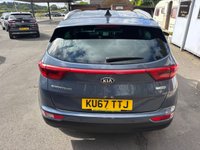 USED 2017 67 KIA SPORTAGE 1.7 CRDi 2 SUV 5dr Diesel Manual Euro 6 (s/s) (114 bhp) DIESEL, ONLY 60K MILES, 7 SERVICE STAMPS, 2 KEYS