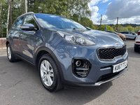 USED 2017 67 KIA SPORTAGE 1.7 CRDi 2 SUV 5dr Diesel Manual Euro 6 (s/s) (114 bhp) DIESEL, ONLY 60K MILES, 7 SERVICE STAMPS, 2 KEYS