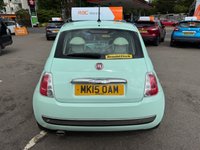 USED 2015 15 FIAT 500 1.2 Lounge Hatchback 3dr Petrol Manual Euro 6 (s/s) (69 bhp) BEST COLOUR! 2 KEYS, NEW MOT