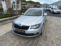USED 2014 64 SKODA SUPERB 2.0 TDI Elegance Estate 5dr Diesel Manual Euro 5 (s/s) (170 ps) 72000 Miles Full Service History+Full Leather+Heated Seats+Navigation+Towbar Fitted