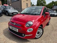 USED 2018 68 FIAT 500 1.2 Lounge Hatchback 3dr Petrol Manual Euro 6 (s/s) (69 bhp) One Owner * Low Miles * Lovely Condition * 6 services