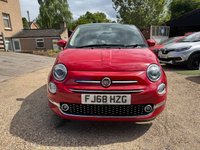 USED 2018 68 FIAT 500 1.2 Lounge Hatchback 3dr Petrol Manual Euro 6 (s/s) (69 bhp) One Owner * Low Miles * Lovely Condition * 6 services