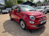 USED 2018 68 FIAT 500 1.2 Lounge Hatchback 3dr Petrol Manual Euro 6 (s/s) (69 bhp) One Owner * Low Miles * Lovely Condition * 6 services