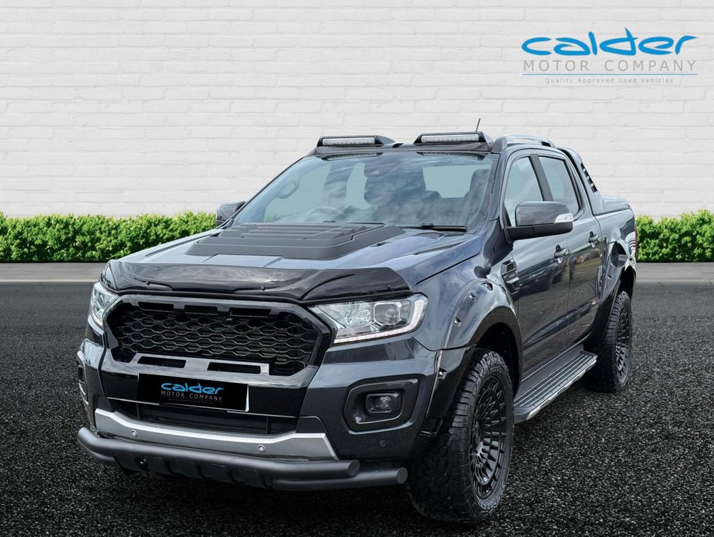 USED 2021 71 FORD RANGER 2.0 EcoBlue Wildtrak Pickup Double Cab 4dr Diesel Auto 4WD Euro 6 (s/s) (213 ps) NO VAT+20"ALLOYS+RAPTOR STYLE KIT
