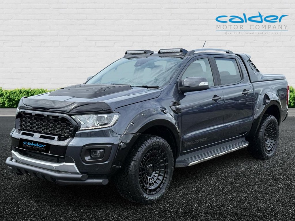 USED 2021 71 FORD RANGER 2.0 EcoBlue Wildtrak Pickup Double Cab 4dr Diesel Auto 4WD Euro 6 (s/s) (213 ps) NO VAT+20"ALLOYS+RAPTOR STYLE KIT